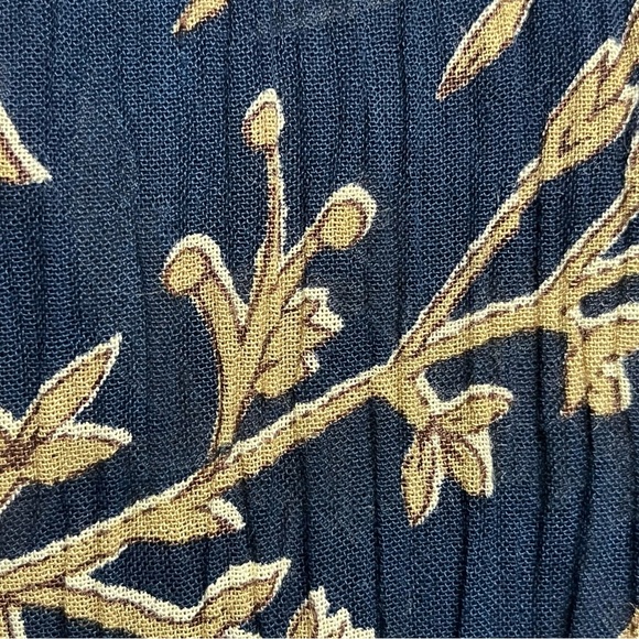 Vintage Maxi Floral Prairie Dress Paisley Peasent Modest Mature Cottegecore L - Picture 7 of 7